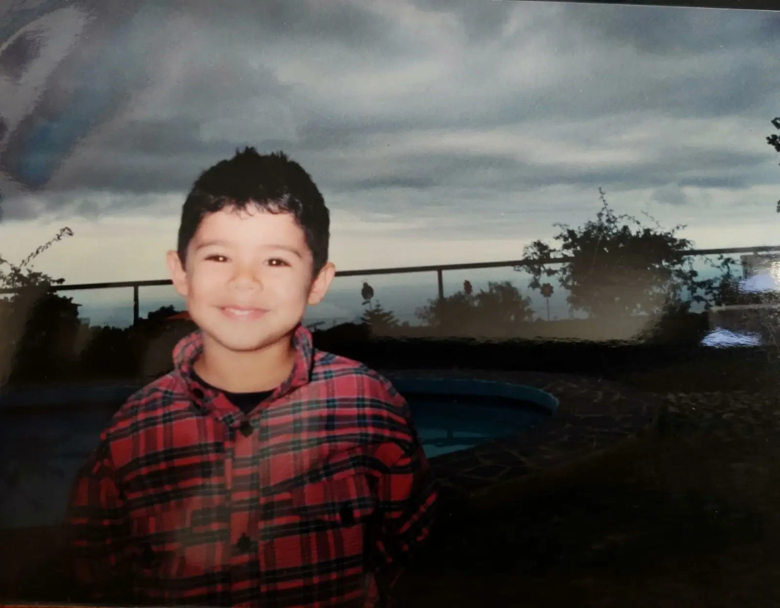 René Rodríguez Tobar durante su infancia